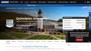 
                            11. Quinnipiac University - Profile, Rankings and Data | US News Best ...