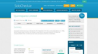 
                            7. Quinnspares Limited - Irish Company Info - SoloCheck