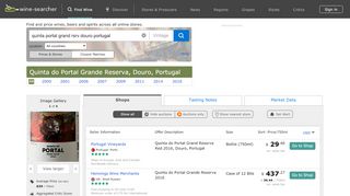 
                            1. Quinta do Portal Grande Reserva, Douro | prices ... - Wine-Searcher