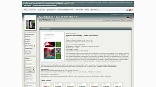 
                            10. Quintessence Int • ISSN 0033-6572