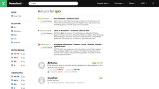 
                            6. Quix - Free downloads and reviews - CNET Download.com