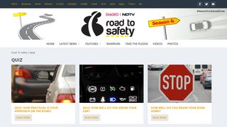 
                            3. Quiz | NDTV-Diageo Road To Safety