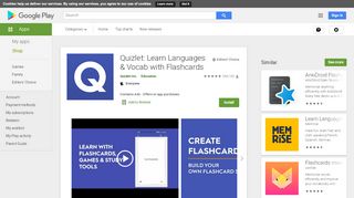 
                            11. Quizlet: Learn Languages & Vocab with Flashcards