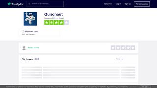 
                            9. Quizonaut Reviews - Trustpilot