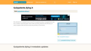 
                            3. Quizpatente Dy Log (Quizpatente.dylog.it) - User Log In