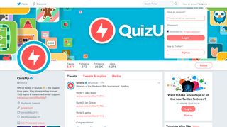 
                            3. QuizUp (@QuizUp) | Twitter