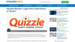 
                            8. Quizzle Review: Legit Free Credit Score or Scam?