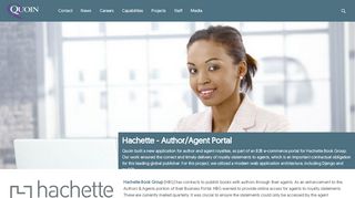 
                            8. Quoin Inc. Hachette - Author/Agent Portal