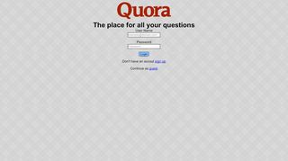 
                            9. Quora - Login - Department of Computer Science