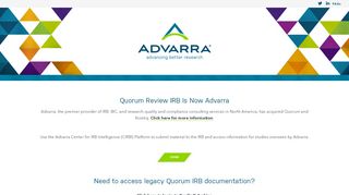 
                            4. Quorum Review IRB Is Now Advarra | Quorum Review IRB