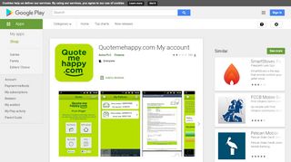 
                            8. Quotemehappy.com My account - Apps on Google Play