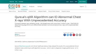 
                            6. Qure.ai's qXR Algorithm can ID Abnormal Chest X-rays With ...