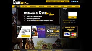 
                            3. QWIKbetz | Advance Deposit Wagering Horse …