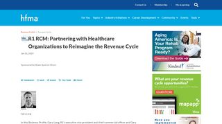 
                            9. R1 RCM: Partnering with Healthcare Organizations to Reimagine the ...