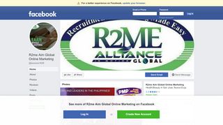 
                            6. R2me Aim Global Online Marketing - Home | Facebook