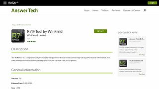 
                            4. R7® Tool by WinField - AppDetails - Answer Tech