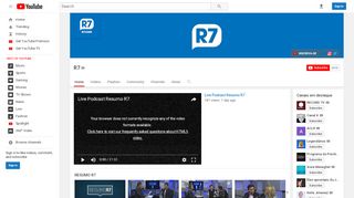 
                            3. R7 - YouTube