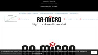 
                            3. RA-MICRO – Anwaltssoftware in der Kanzlei und in der Cloud