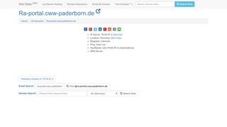
                            9. Ra-portal.cww-paderborn.de - site-stats.org