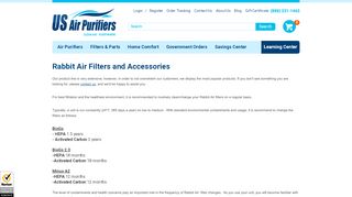 
                            6. Rabbit Air Filters and Accessories - US Air Purifiers