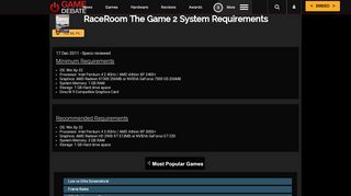 
                            6. RaceRoom The Game 2 System Requirements | Can I Run ...