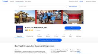 
                            9. RaceTrac Petroleum, Inc. Careers and Employment | Indeed ...