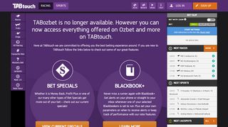 
                            2. Racing & Sports | Online Betting | TABtouch.com.au