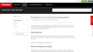 
                            5. Rackspace Email and Hosted Exchange settings
