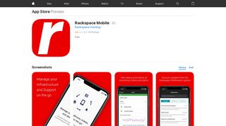 
                            6. ‎Rackspace Mobile on the App Store - apps.apple.com
