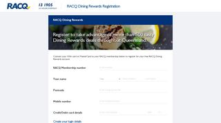 
                            7. RACQ Dining Rewards