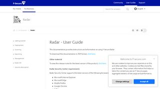 
                            4. Radar - User Guide | Radar | 3.0 | F-Secure User Guides