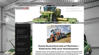 
                            7. Rademacher OHG Land- und Industrietechnik - Home
