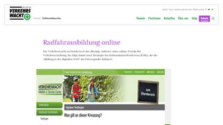 
                            3. Radfahrausbildung online – Deutsche Verkehrswacht e.V.