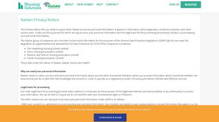 
                            9. Radian privacy policy - Thames Home Choice