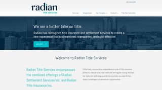 
                            1. Radian Settlement Services Inc.
