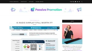 
                            9. Radio Airplay - Passive Promotion