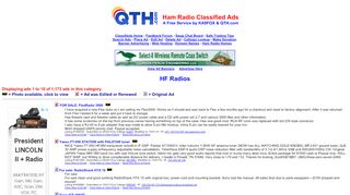 
                            1. RADIOHF - Swap amateur radio ... - QTH.COM Ham Radio Classified Ads