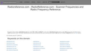 
                            6. Radioreference.com - RadioReference.com - …
