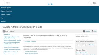 
                            4. RADIUS Attributes Configuration Guide - RADIUS Attributes ...