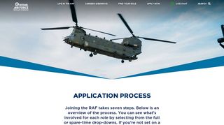 
                            3. RAF Recruitment | Application Process | Royal Air Force