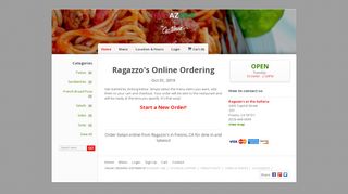 
                            8. Ragazzo's in Fresno, CA | Online Ordering | Italian