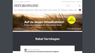 
                            6. Rahel Varnhagen - News und Infos | ZEIT ONLINE