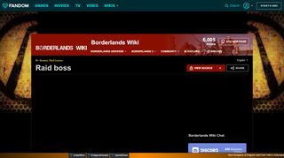 
                            2. Raid boss | Borderlands Wiki | FANDOM powered by Wikia