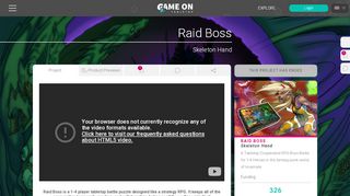 
                            3. Raid Boss (Skeleton Hand) • Game On Table Top