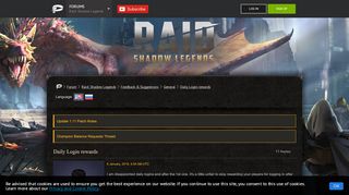 
                            5. Raid: Shadow Legends Community | General | Daily Login rewards ...