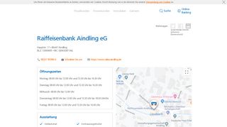 
                            4. Raiffeisenbank Aindling eG,Hauptstr. 17 - Volksbank ...
