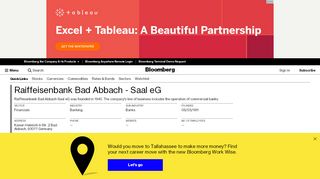 
                            3. Raiffeisenbank Bad Abbach - Saal eG - Company Profile and ...