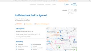 
                            4. Raiffeisenbank Bad Saulgau eG,Hauptstr 115 - Volksbank ...