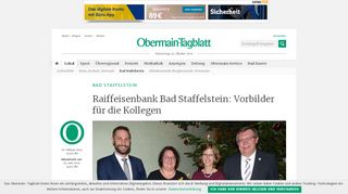 
                            6. Raiffeisenbank Bad Staffelstein: Vorbilder für die ...
