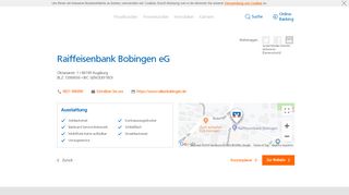 
                            4. Raiffeisenbank Bobingen eG,Oktavianstr. 1 - Volksbank ...